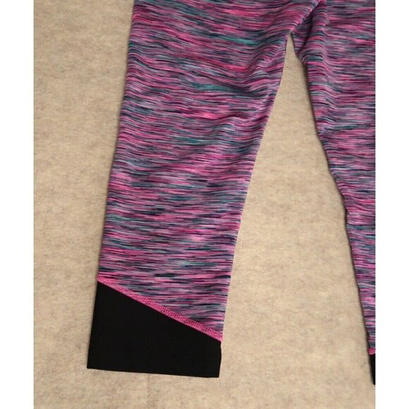 ABS Leggings Compression Heather Pink Yoga Allen Schwartz Women's Size Medium - Picture 9 of 12